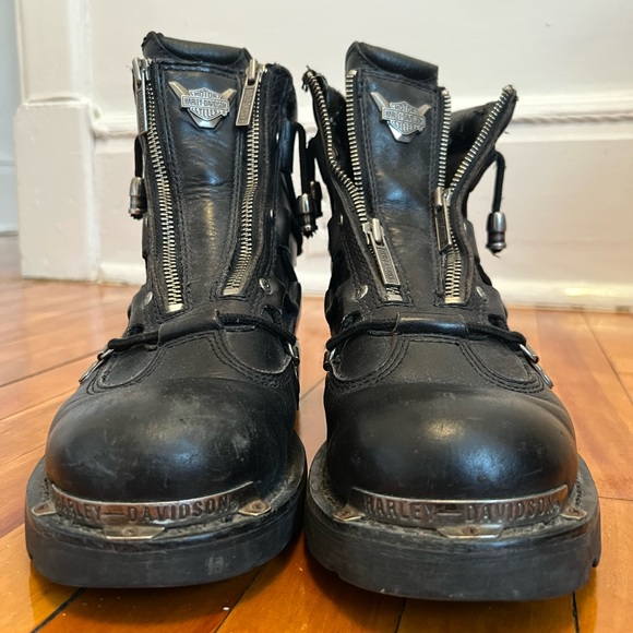 Vintage Harley Davidson combat boots - Picture 4 of 6